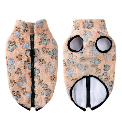 Žieminiai šunų drabužiai Šiltas letenų raštas augintinio paltas mažiems šunims šuniukui Vilnos striukė Drabužiai Čihuahua prancūzų buldogas Jorkšyras