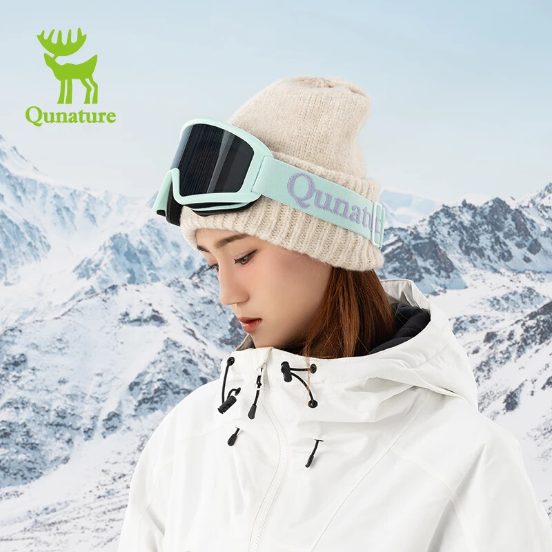 Qunature Vyrų Moterų Slidinėjimo Snieglenčių akiniai Kvėpuojantys UV400 Apsaugo nuo rasojimo žiemos sporto ledo sniego akiniai Akiniai