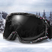 Ochelari de schi pentru zăpadă, iarnă, anti-ceață, în aer liber, snowboard, ochelari pentru ciclism, cu straturi duble, mască de schi, ochelari de protecție, ochelari de Crăciun