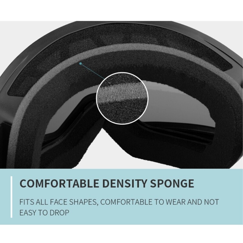 Ochelari de schi sport Y1UB pentru femei și bărbați, ochelari de zăpadă rezistenți la ceață, ochelari de sport pentru sport în aer liber, ciclism, motocicletă, snowboarding