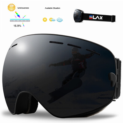 ELAX BRAND NEW Ochelari de schi anti-aburire cu straturi duble Ochelari de snowboard pentru zăpadă Ochelari de sport în aer liber pentru motos de zăpadă