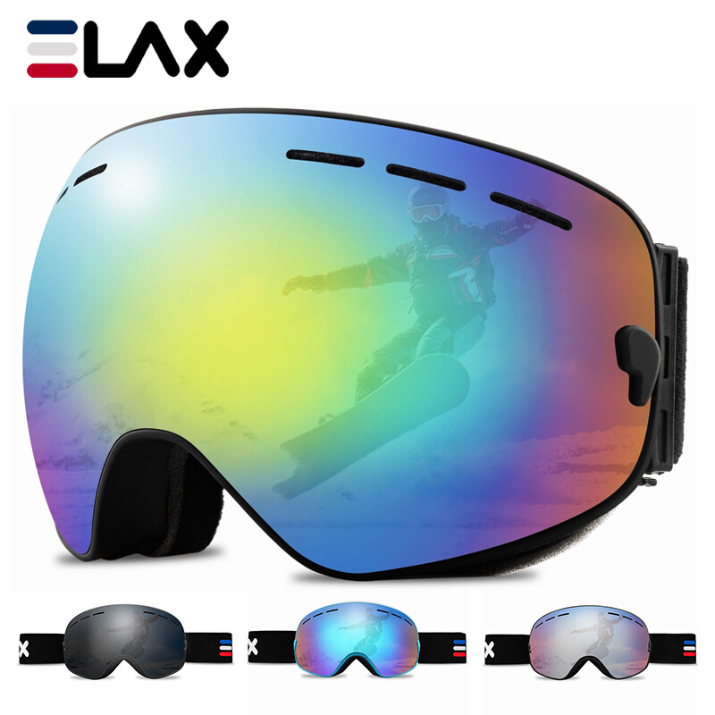 ELAX BRAND NEW Ochelari de schi anti-aburire cu straturi duble Ochelari de snowboard pentru zăpadă Ochelari de sport în aer liber pentru motos de zăpadă