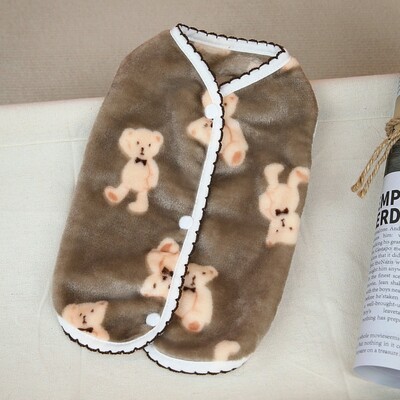 Madingi šunų drabužiai mažiems šunims Žieminiai šilti naminio šuns liemenės paltai Mielas minkštas šuniuko megztinis Naminių kačių striukė Čihuahua drabužiai