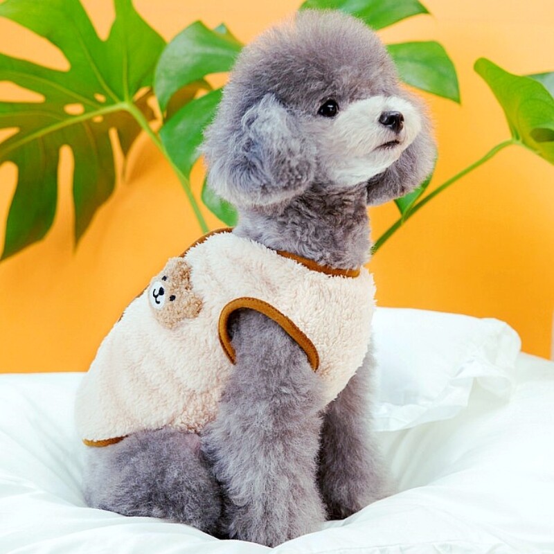 Madingi šunų drabužiai mažiems šunims Žieminiai šilti naminio šuns liemenės paltai Mielas minkštas šuniuko megztinis Naminių kačių striukė Čihuahua drabužiai