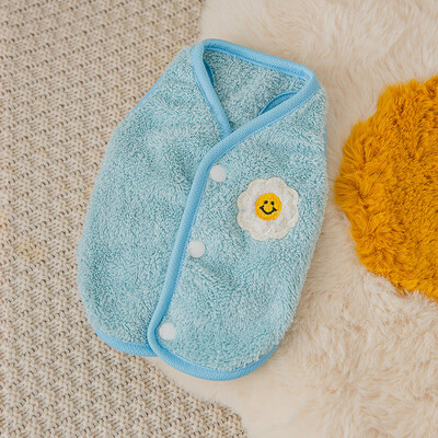 Minkšti vilnoniai naminių šunų drabužiai mažiems ir vidutiniams šunims žiemai šilti šuniuko katės liemenė Čihuahua striukė Teddy Yorkie Shih Tzu liemenė