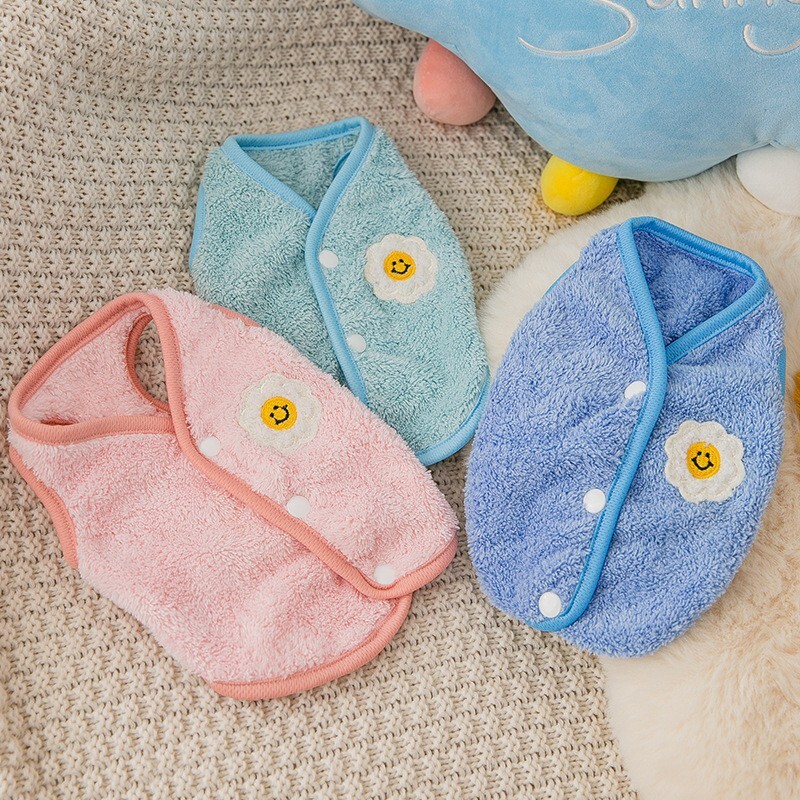 Minkšti vilnoniai naminių šunų drabužiai mažiems ir vidutiniams šunims žiemai šilti šuniuko katės liemenė Čihuahua striukė Teddy Yorkie Shih Tzu liemenė