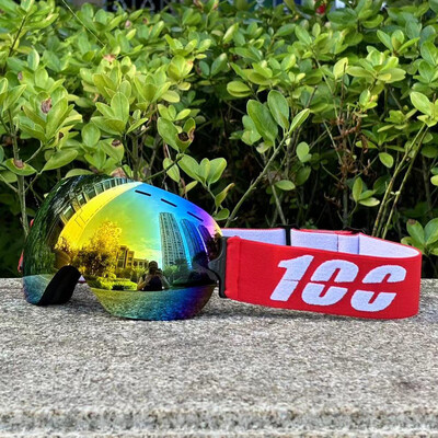 Ochelari de schi ușori, rezistenți la vânt, anti-aburire Mască de schi mare Ochelari de schi, bărbați, femei, ochelari de snowboard pentru zăpadă