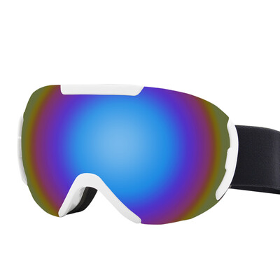 Vyrai Moterys UV400 Anti-ras Dviejų sluoksnių slidinėjimo akiniai lęšiai slidinėjimo kaukė Akiniai slidinėjimas snieglenčių akiniai veidrodžiai poliarizuojantys akiniai