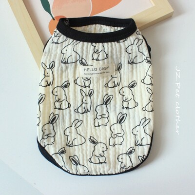 Vestă din bumbac floral pentru cățeluș Îmbrăcăminte drăguță pentru căței de companie Toamnă și iarnă Parka pentru animale de companie Haine pentru câini pentru câini de talie mică