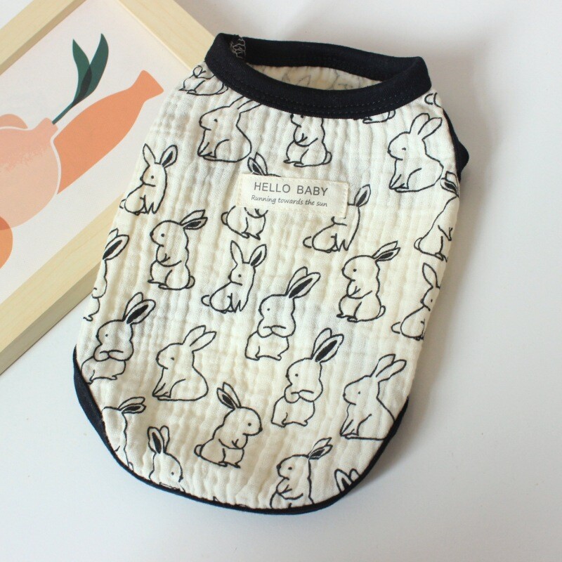 Vestă din bumbac floral pentru cățeluș Îmbrăcăminte drăguță pentru căței de companie Toamnă și iarnă Parka pentru animale de companie Haine pentru câini pentru câini de talie mică