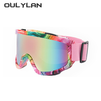 Oulylan slēpošanas snovborda brilles kalnu slēpošanas brilles sniega motocikls ziemas sporta brilles sniega brilles riteņbraukšanai polarizētās saulesbrilles
