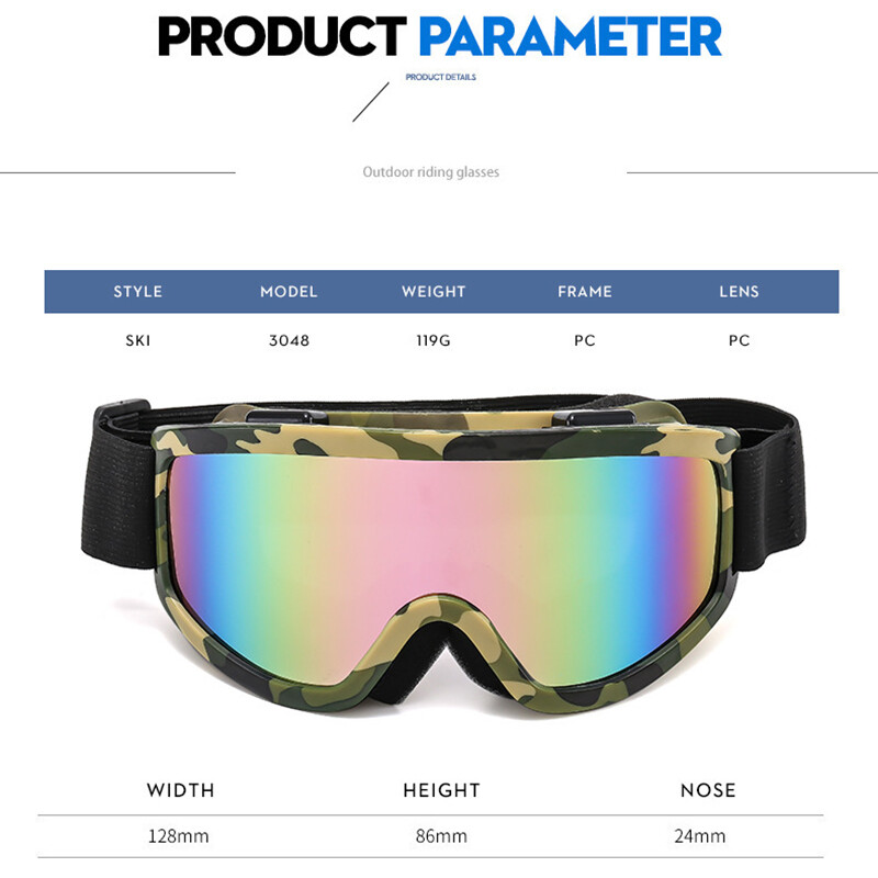 Oulylan Skijaške naočale za daskanje na snijegu Naočale za planinsko skijanje Motorne sanke Naočale za zimske sportove Naočale za snijeg Biciklističke polarizirane sunčane naočale