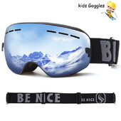 Ochelari de schi UV400 anti-aburi Ochelari de snowboard cu lentila dubla Ochelari de zapada Masca de schi Iarna Copii Ochelari de schi Ochelari pentru copii