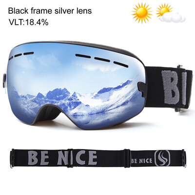 Ochelari de schi UV400 anti-aburi Ochelari de snowboard cu lentila dubla Ochelari de zapada Masca de schi Iarna Copii Ochelari de schi Ochelari pentru copii