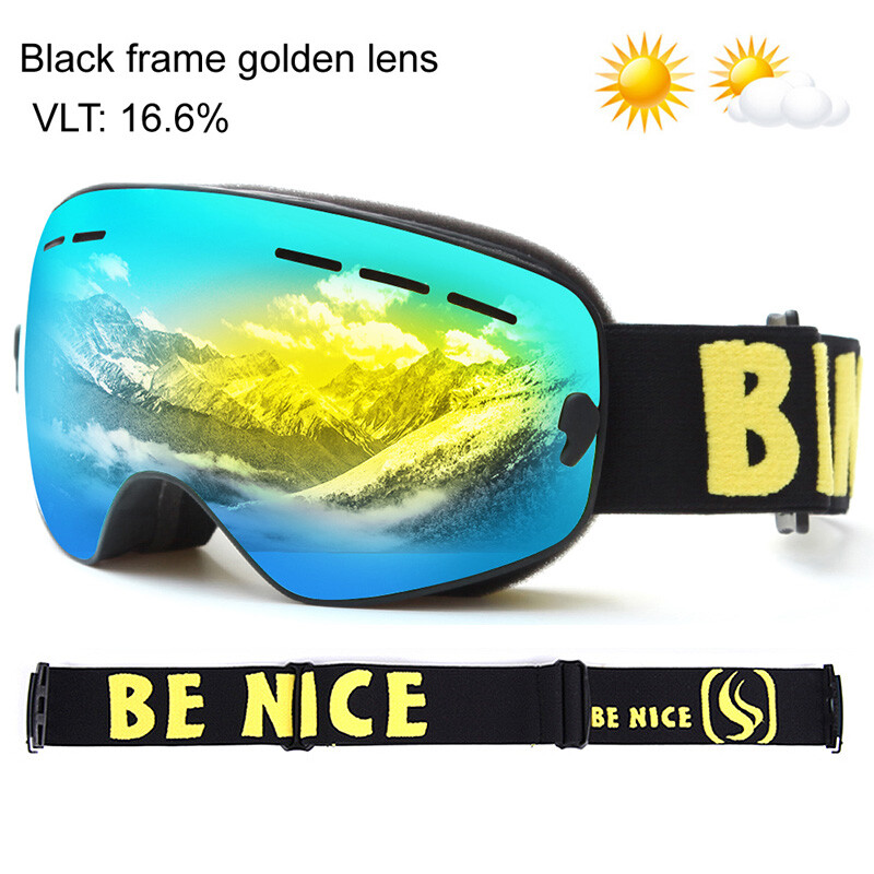 Ochelari de schi UV400 anti-aburi Ochelari de snowboard cu lentila dubla Ochelari de zapada Masca de schi Iarna Copii Ochelari de schi Ochelari pentru copii