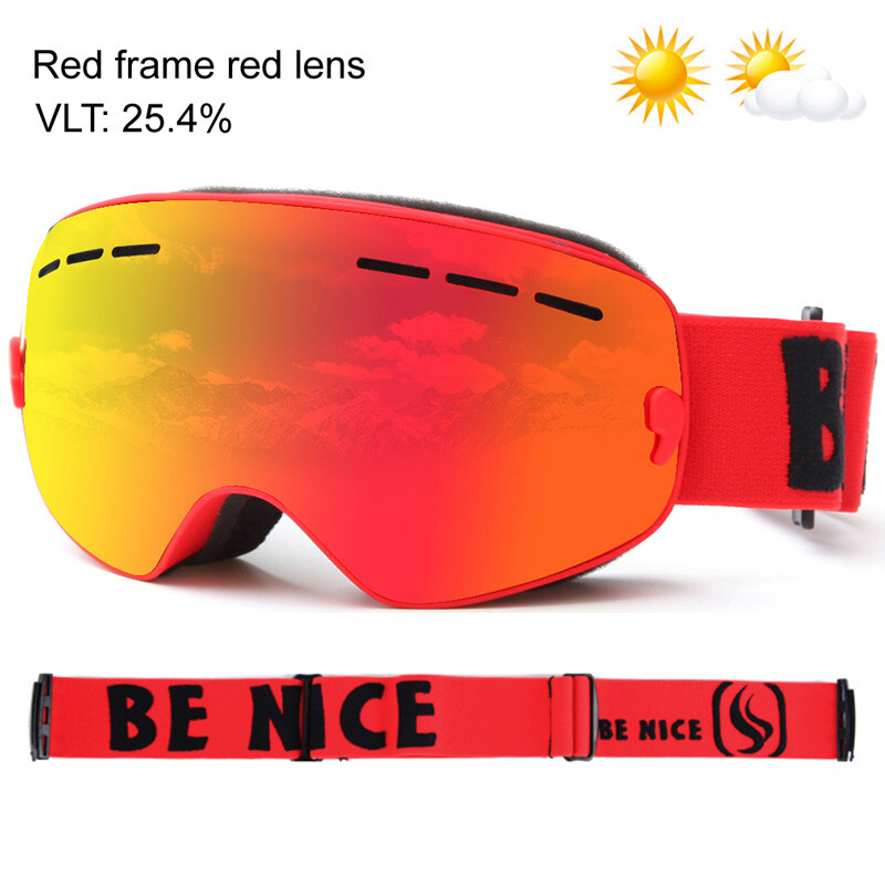 Ochelari de schi UV400 anti-aburi Ochelari de snowboard cu lentila dubla Ochelari de zapada Masca de schi Iarna Copii Ochelari de schi Ochelari pentru copii