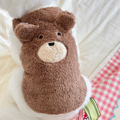 Pulovere pentru câini din lână Vestă de iarnă haine calde pentru câini Jachetă pentru cățeluși pentru câini de talie mică, mijlocie, haine de pluș, haină de buldog francez Nou