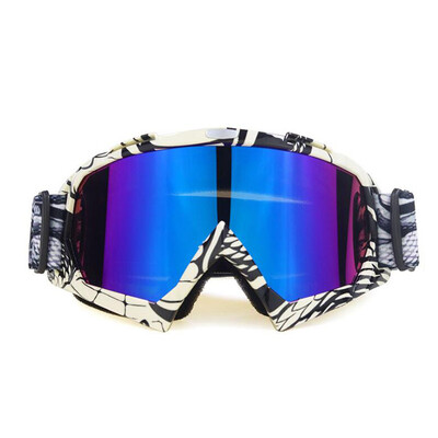 Цветни графити Очила за мотокрос Колоездене Състезания Ски Спорт на открито Очила за каска Очила за колоездене Очила за мотоциклет
