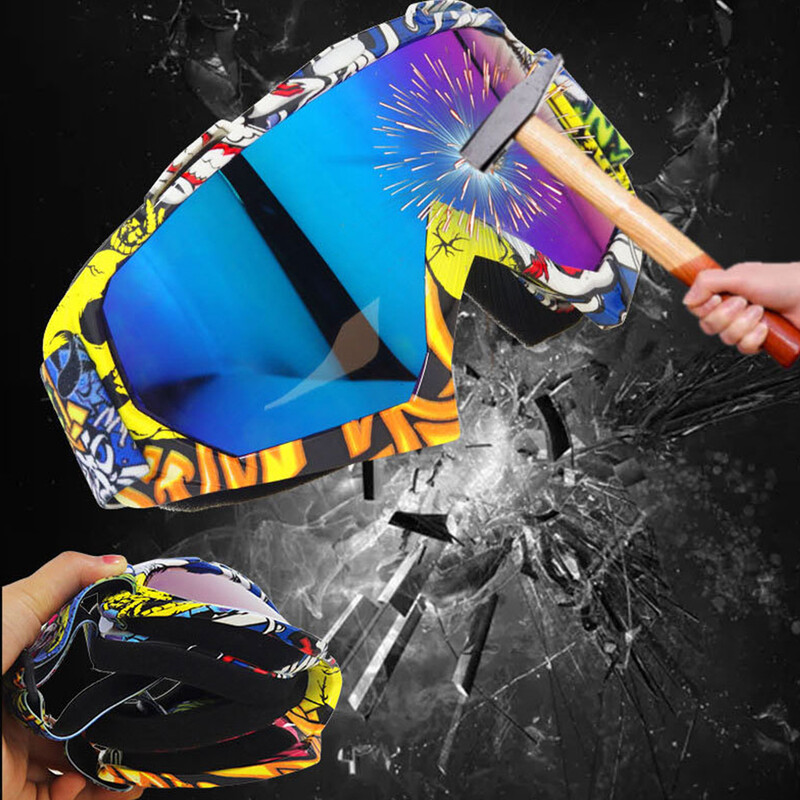 Spalvingi Graffiti Motocross Akiniai Dviračių Lenktynės Slidinėjimo Lauke Sporto Šalmas Akiniai Dviračių Akiniai Motociklų Akiniai