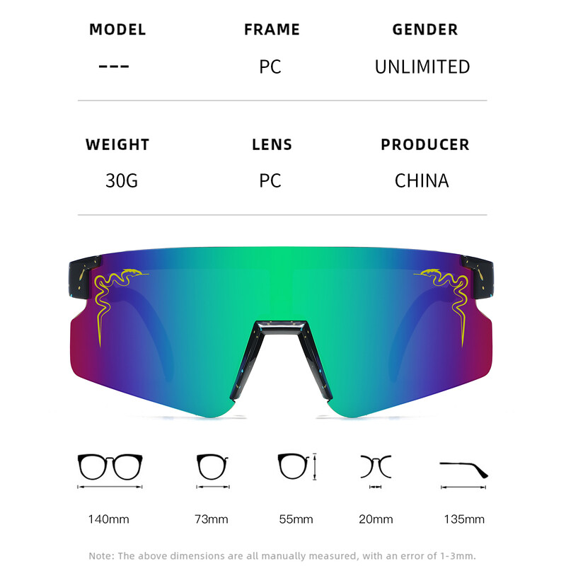 Akiniai nuo saulės Vyrai Moterys UV400 Akiniai nuo saulės beisbolo lauko sportiniai akiniai dviratininkams Mtb dviračių akiniai