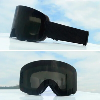 Profesionalūs žiemos slidinėjimo akiniai Magnetiniai greitai keičiami lęšiai slidinėjimo akiniai Dviejų sluoksnių nuo rasojimo snieglenčių akiniai slidinėjimo įranga