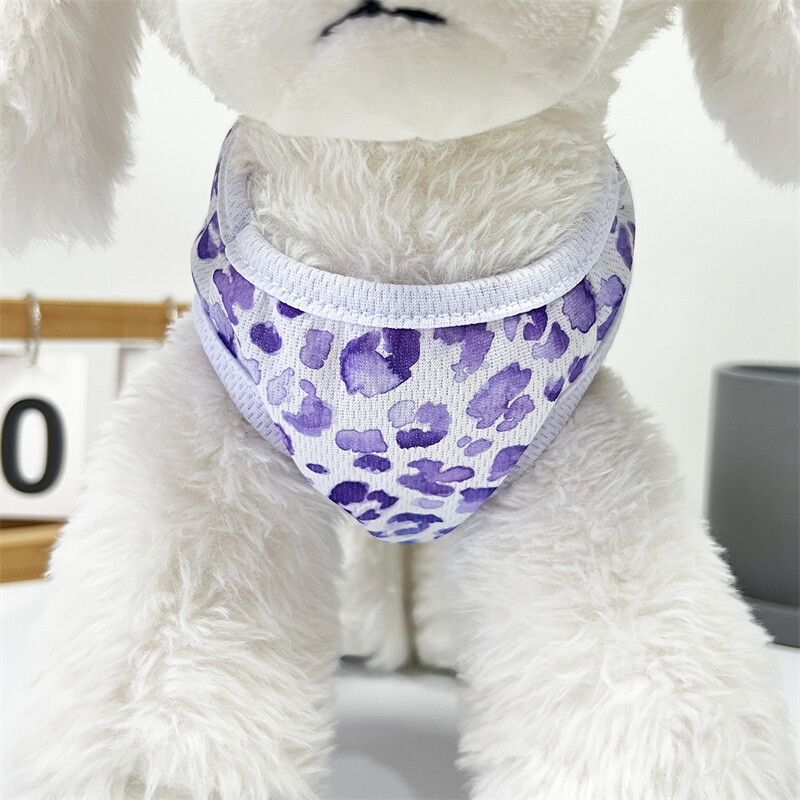 Kutyapulóver kisállat mellény tavaszi nyár színes leopárdmintás Teddy Chihuahua Bomei ősz kis közepes kutya légáteresztő ruhák macskák