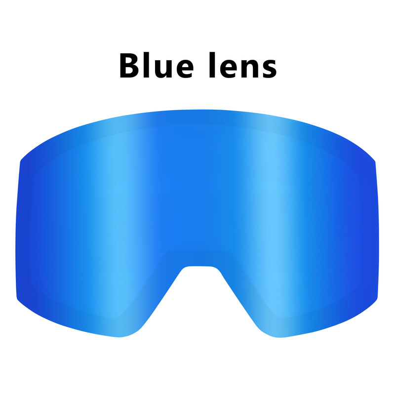 KAPVOE Ochelari de schi Lentila Straturi de adsorbție cu magnet dublu UV400 Anti-aburire Ochelari de schi Lentilă Ochelari de zăpadă pentru snowboard