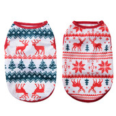 Ziemassvētku kospleja kostīmi maziem un vidējiem suņiem kaķiem, jautrām ballītēm saģērbtiem veste bez piedurknēm Franču čivavas tērpi