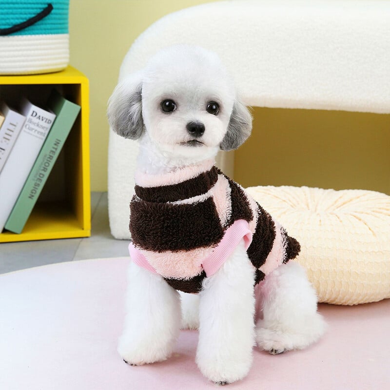 Iarnă haine calde pentru câini cățeluș jachetă din velur haină fleece vest haine pisici animale de companie pulover pisici haine haine câini chihuahua