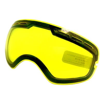 LOCLE Ski Goggles Lens UV400 Ski Glasses Snowboard Lens Brightening Lens For Weather Light Συννεφιασμένος για GOG-201/S-3100 (Μόνο φακός)