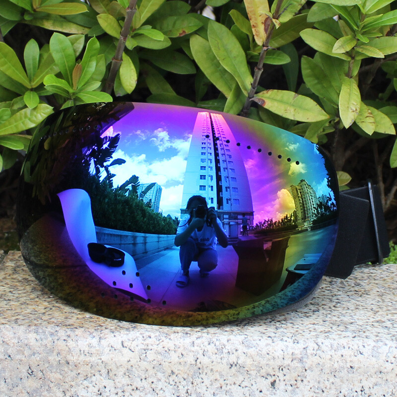 Slēpošanas snovborda brilles saulesbrilles Brilles pret UV vēju necaurlaidīgs sporta aprīkojums ziemas slēpošanas brilles deguna aizsardzība vīriešiem sievietēm