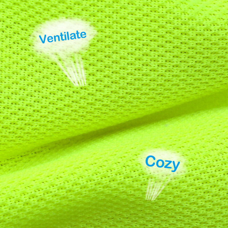 Ventilați confortabil, fluorescent, laba de câine, vestă reflectorizantă pentru animale de companie, jachetă pentru câine, haină de înaltă vizibilitate pentru animale de companie, vestă de siguranță pentru animale de companie