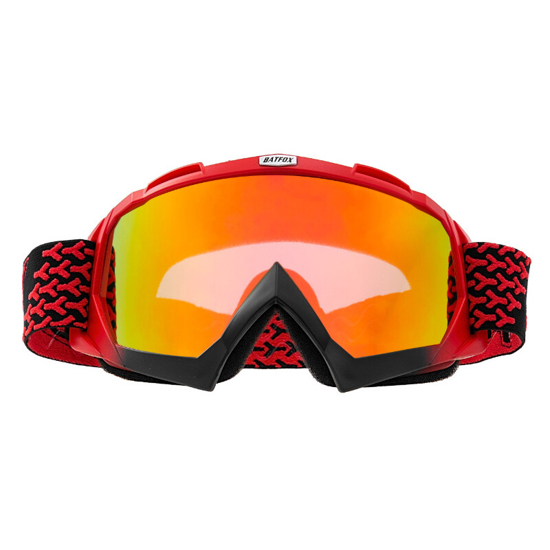 BATFOX padengti gradiento slidinėjimo akiniai, atsparūs lenkimui ir formos pokyčiams F816