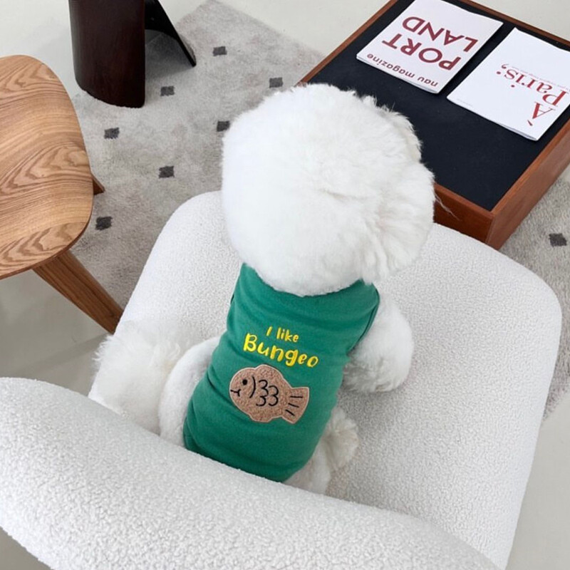 Maži šunų vasariniai drabužiai Ploni naminių gyvūnėlių liemenė Meškiukas Animacinis megztinis Megztinis Chenery Kvėpuojantis drabužis dviem kojoms
