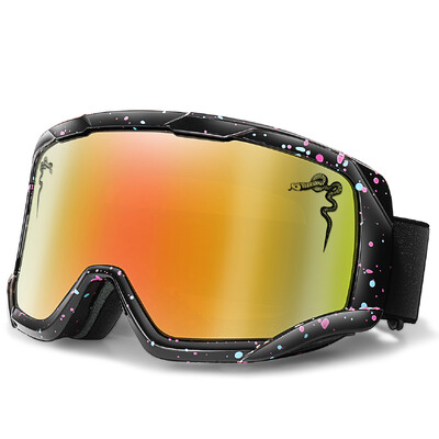 Slēpošanas riteņbraukšanas brilles zīmola divslāņu mīksts materiāls pret miglas vēju necaurlaidīga sniega motocikla maska vīriešiem sievietēm UV400 aizsargbrilles