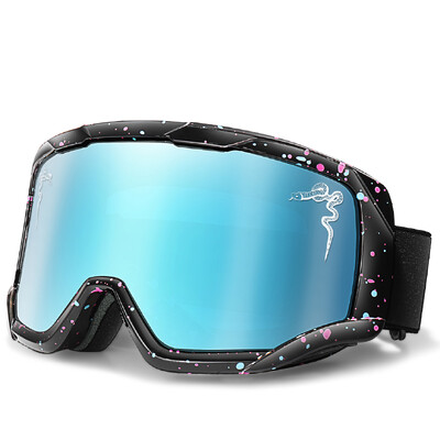 Slēpošanas riteņbraukšanas brilles zīmola divslāņu mīksts materiāls pret miglas vēju necaurlaidīga sniega motocikla maska vīriešiem sievietēm UV400 aizsargbrilles