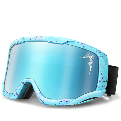 Slēpošanas riteņbraukšanas brilles zīmola divslāņu mīksts materiāls pret miglas vēju necaurlaidīga sniega motocikla maska vīriešiem sievietēm UV400 aizsargbrilles