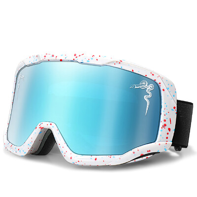 Slēpošanas riteņbraukšanas brilles zīmola divslāņu mīksts materiāls pret miglas vēju necaurlaidīga sniega motocikla maska vīriešiem sievietēm UV400 aizsargbrilles