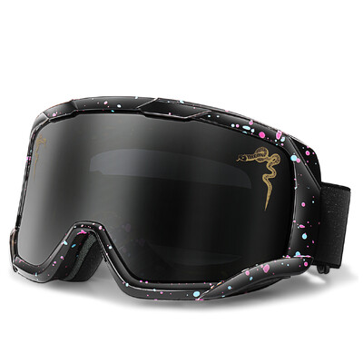 Slēpošanas riteņbraukšanas brilles zīmola divslāņu mīksts materiāls pret miglas vēju necaurlaidīga sniega motocikla maska vīriešiem sievietēm UV400 aizsargbrilles