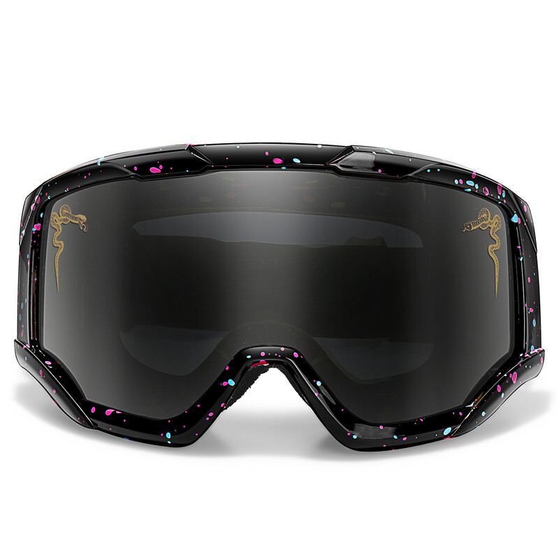 Slidinėjimo dviračių akiniai prekės ženklo dvigubo sluoksnio minkšta medžiaga, nuo raso atspari vėjui atspari sniego motociklo kaukė vyrams Moteriški UV400 apsauginiai akiniai