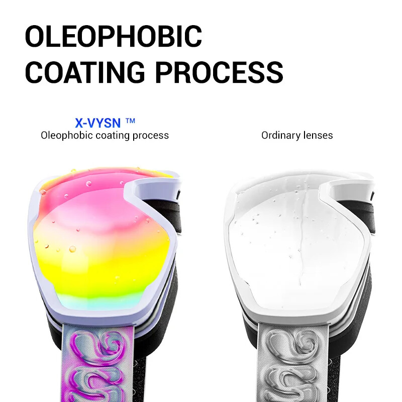 „Kapvoe Kids“ slidinėjimo akiniai 4–15 metų Profesionalūs nuo rasojimo vaikų snieglenčių akiniai Dvigubi UV400 Vaikų slidinėjimo kaukė akiniai 2024 m.