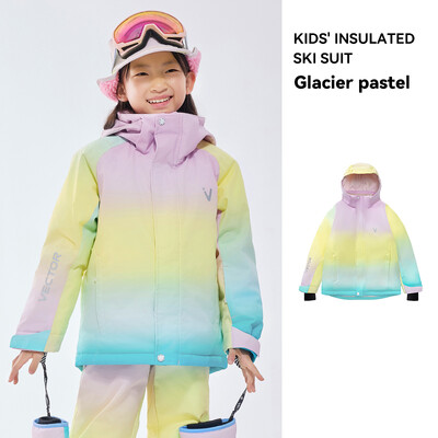 VECTOR Ski Profesionali Vaikiška Slidinėjimo Striukė Šilta Neperšlampama Berniukams Mergaitėms Lauko Slidinėjimas Slidinėjimas Snieglente Žiemos Slidinėjimas Vaikams