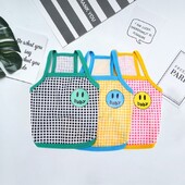 Šuniuko vasariniai drabužiai Čihuahua Jorkšyro šunų drabužiai 2024 m. šunų liemenė naminiams gyvūnėliams mergaičių šunų kostiumas languotas šunų sijonas su petnešomis, nauji drabužiai