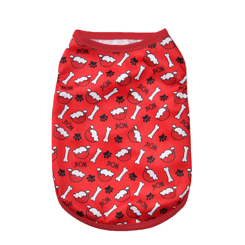 Haine pentru câini Tricou de Crăciun pentru animale de companie pentru câini de talie mică, mijlocie, pisici, vară, respirabil, moale, confortabil, vestă pentru cățeluș, haine pentru chihuahua ținute pentru câini