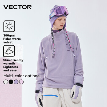 VECTOR Fleece Jacket Γυναικεία Ανδρικά Φθινοπωρινά Χειμωνιάτικα Ζεστά Παλτό Ρούχα Φούτερ με μανίκια αντίθεση Παλτό Έγχρωμο μπουφάν εξωτερικού χώρου