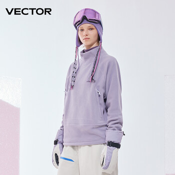 VECTOR Fleece Jacket Γυναικεία Ανδρικά Φθινοπωρινά Χειμωνιάτικα Ζεστά Παλτό Ρούχα Φούτερ με μανίκια αντίθεση Παλτό Έγχρωμο μπουφάν εξωτερικού χώρου