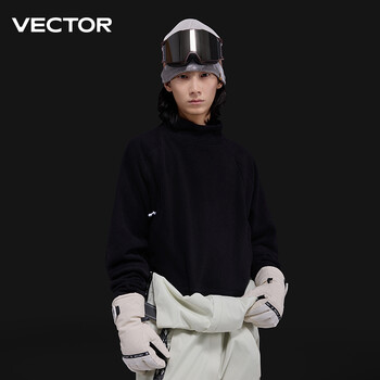 VECTOR Fleece Jacket Γυναικεία Ανδρικά Φθινοπωρινά Χειμωνιάτικα Ζεστά Παλτό Ρούχα Φούτερ με μανίκια αντίθεση Παλτό Έγχρωμο μπουφάν εξωτερικού χώρου