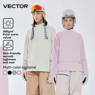 VECTOR Fleece Jacket Γυναικεία Ανδρικά Φθινοπωρινά Χειμωνιάτικα Ζεστά Παλτό Ρούχα Φούτερ με μανίκια αντίθεση Παλτό Έγχρωμο μπουφάν εξωτερικού χώρου