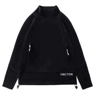 VECTOR Fleece Striukė Moteriška Vyriška Rudens Žiema Šilti Paltai Drabužiai Kontrastinės Rankovės Megztiniai Paltai Spalva Lauko Striukės