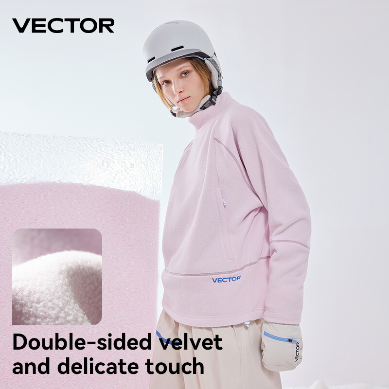 VECTOR Fleece Striukė Moteriška Vyriška Rudens Žiema Šilti Paltai Drabužiai Kontrastinės Rankovės Megztiniai Paltai Spalva Lauko Striukės